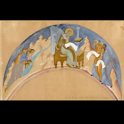 Фрески Дионисия 1502 года в Ферапонтовом монастыре в копиях художников Н.В. Гусева, С.С. Чуракова и М.Н.Соколовой